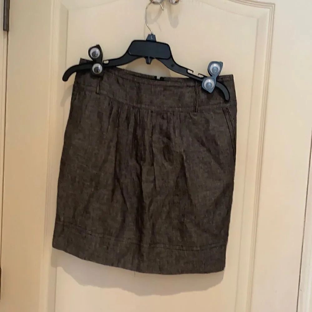 Banana Republic black chambray skirt. 8